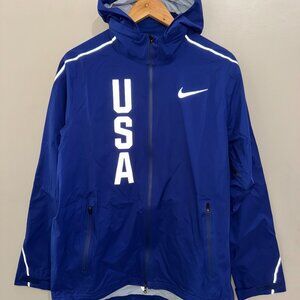 Nike Team USA Olympic Pro Elite Running Hypershield Jacket Mens M 806908-455 NEW